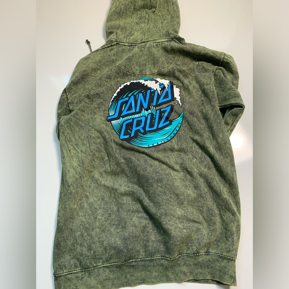 Colortone Santa Cruz Original Hoodie Women Size M‎ Long Sleeve Skate Pullover - Picture 8 of 8